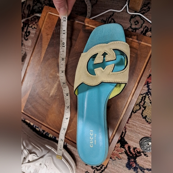 Gucci Interlocking GG Slide Sandals Size 9.5 - Picture 10 of 10